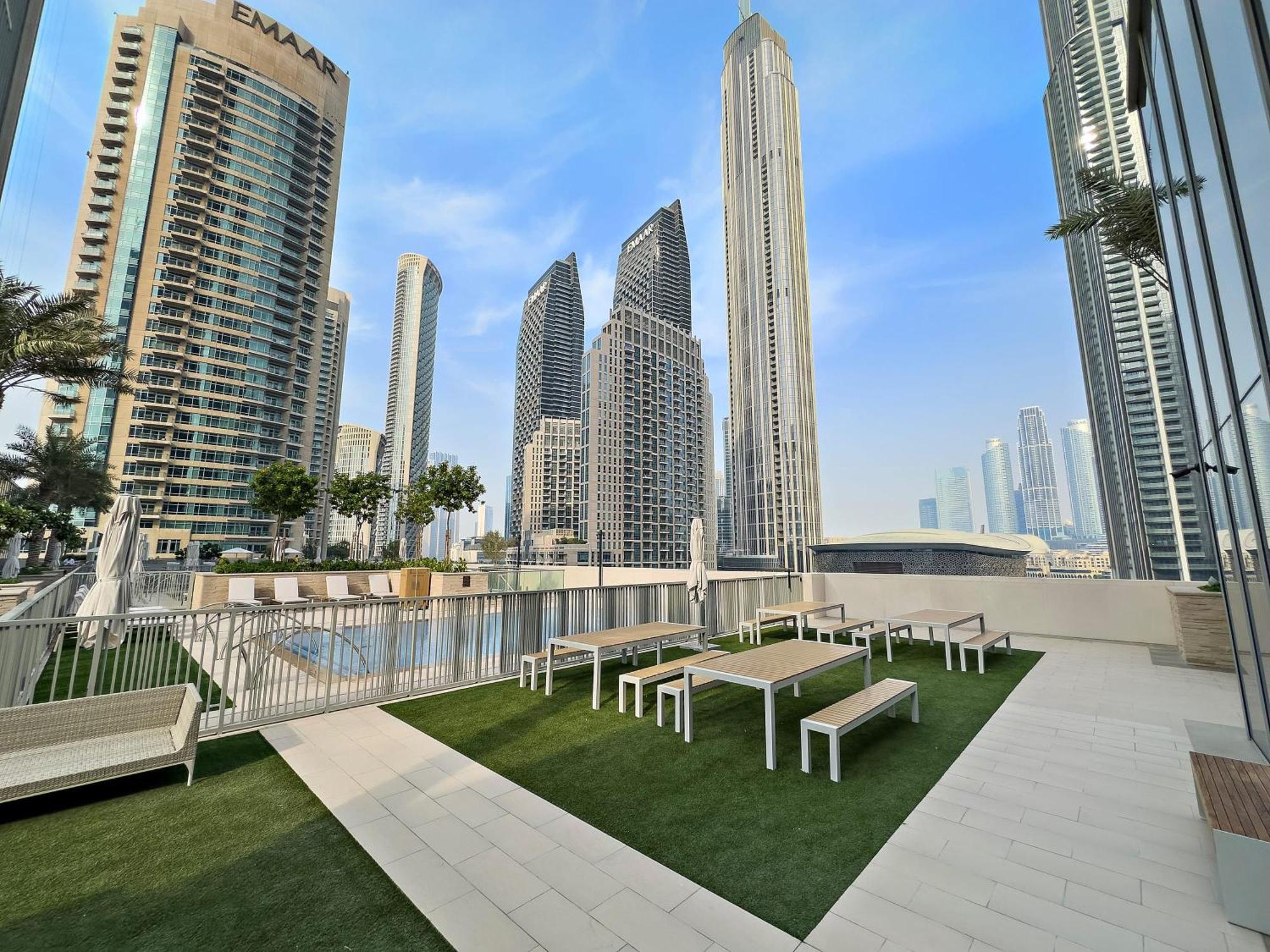 2Br With Skyline Views At Forte Near Dubai Opera公寓 外观 照片