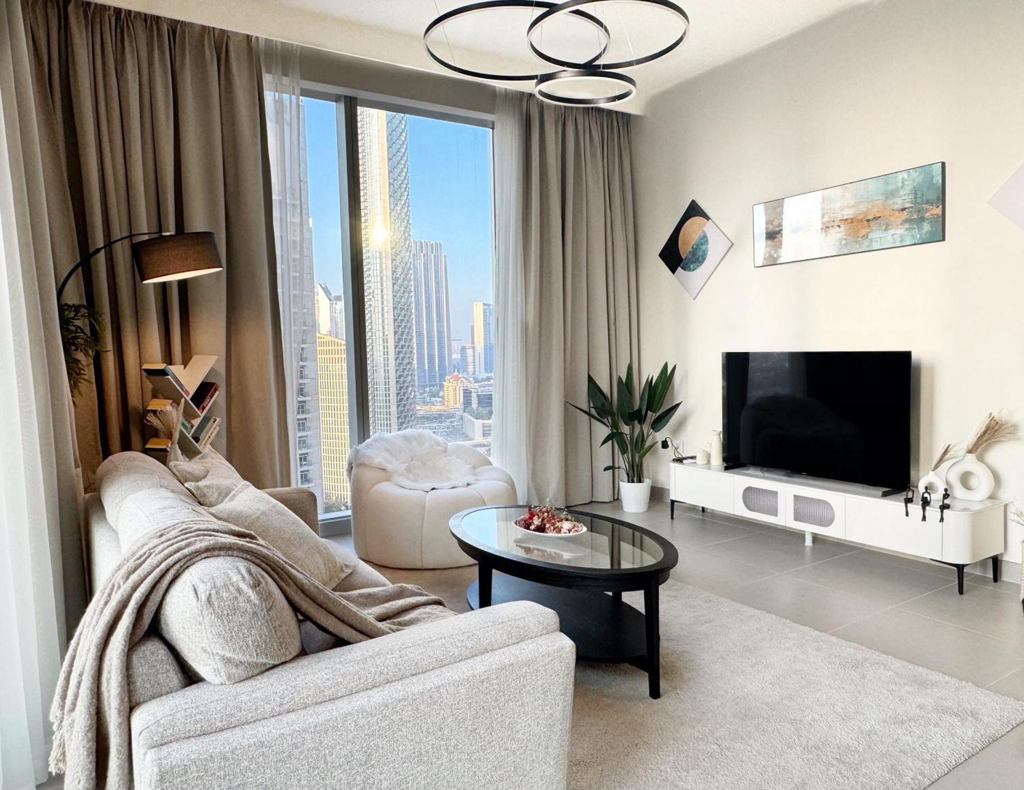 2Br With Skyline Views At Forte Near Dubai Opera公寓 外观 照片